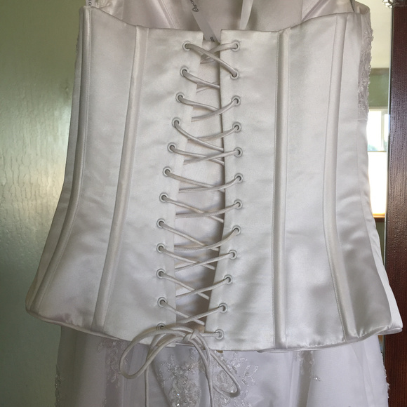 Oleg Cassini two piece gown